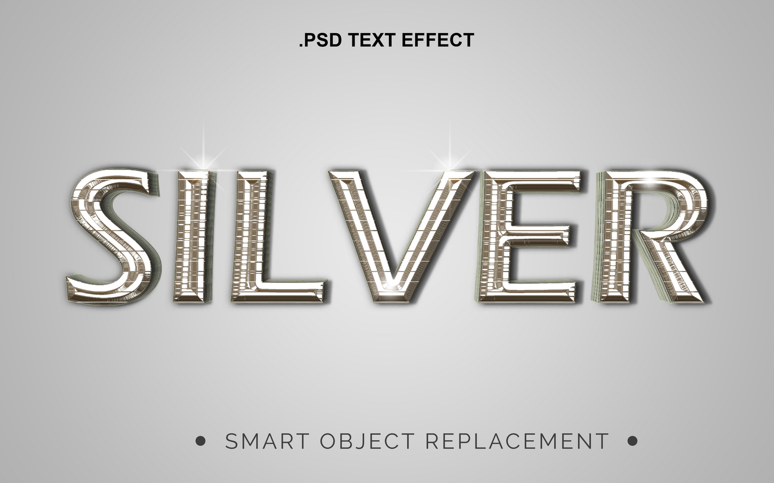 3D Realistic Text Effect psd