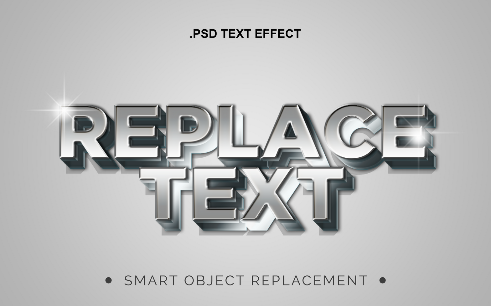 3D Realistic Texture Text Effect psd