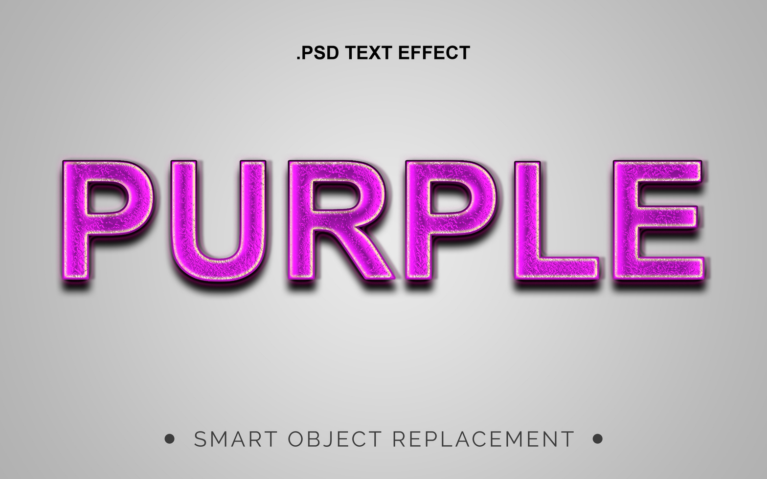 PSD 3D Text Effect