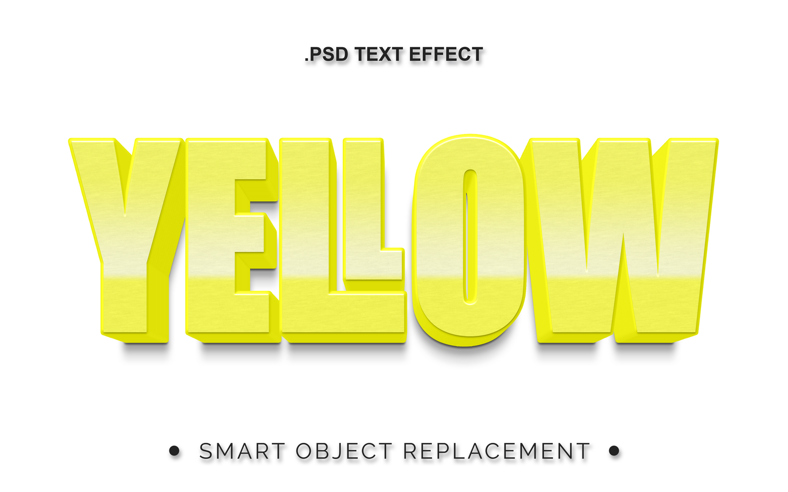 3D Bold Realistic Texturized PSD Text Effect
