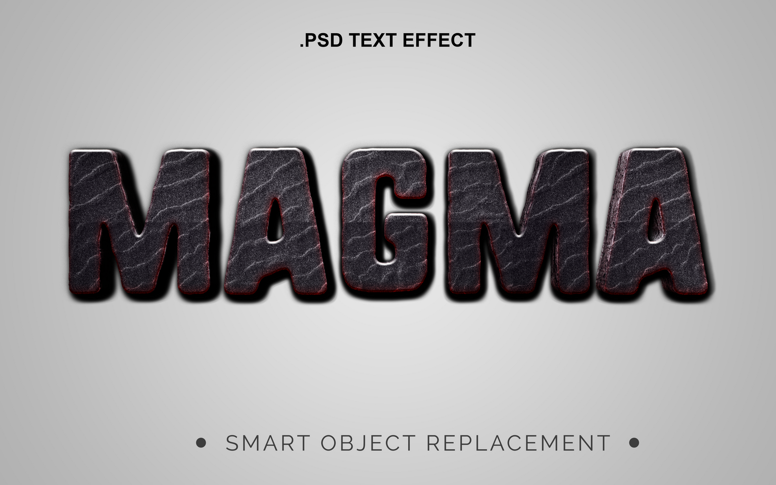 3D Realistic Text Effect psd