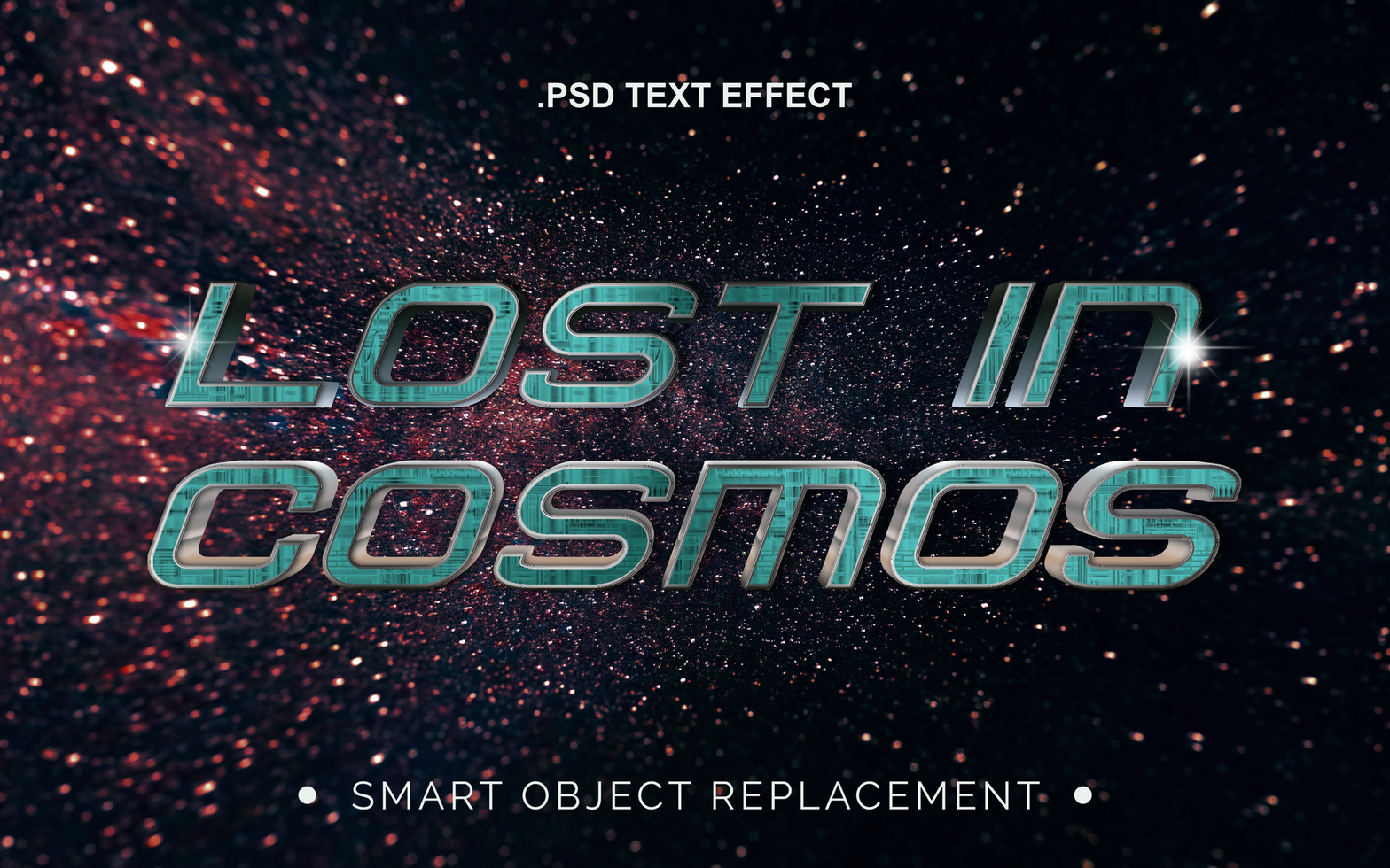 3D Realistic Text Effect For Movie and Cinematic Title psd