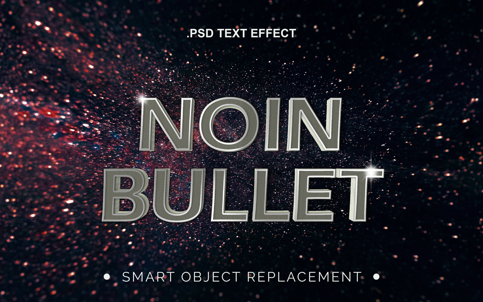 3D Realistic Text Effect For Movie and Cinematic Title psd
