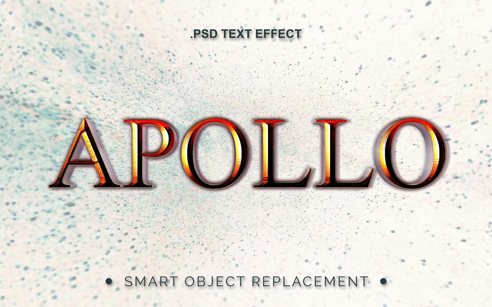 3D Realistic Text Effect For Movie and Cinematic Title psd