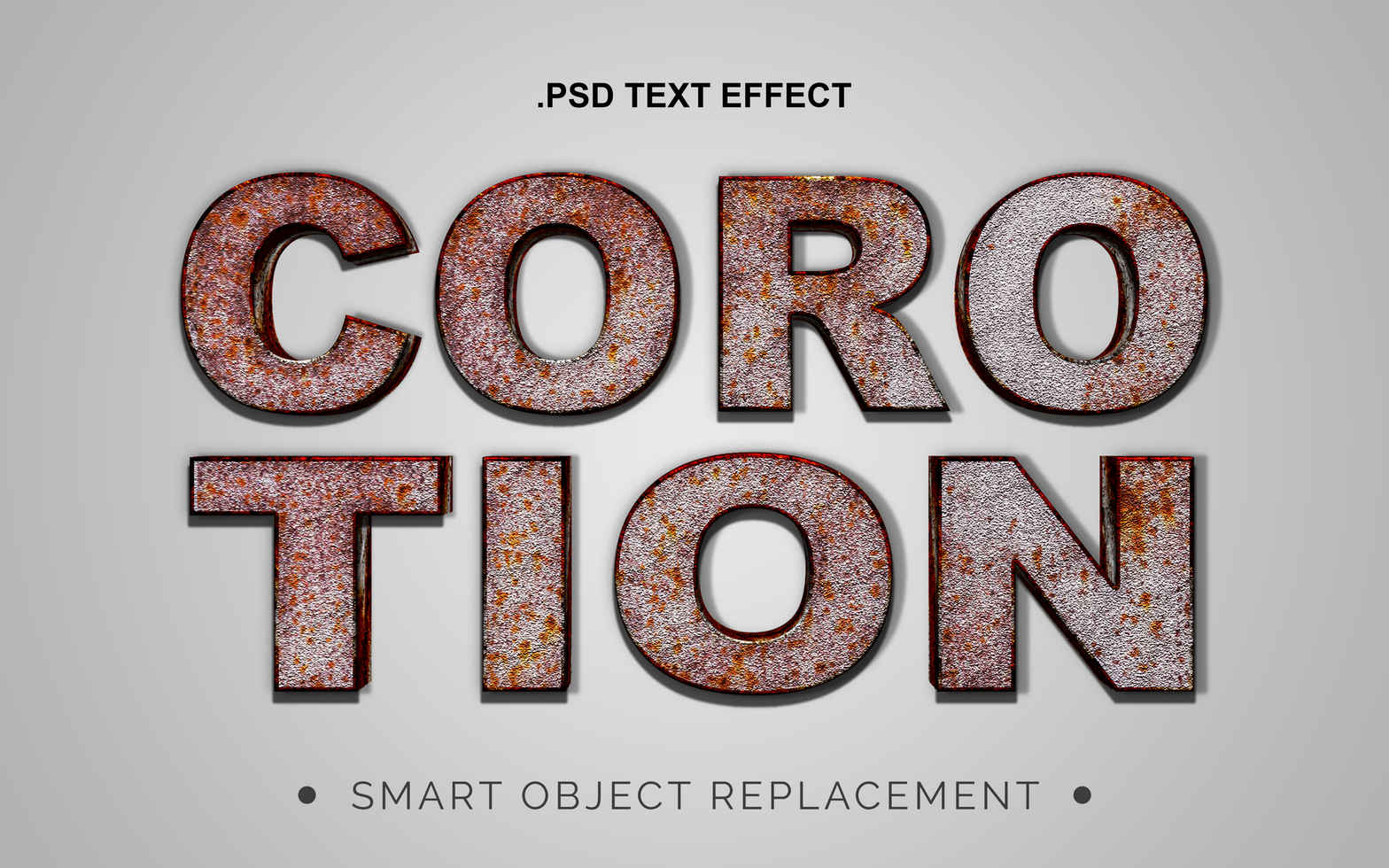 PSD 3D Text Effect