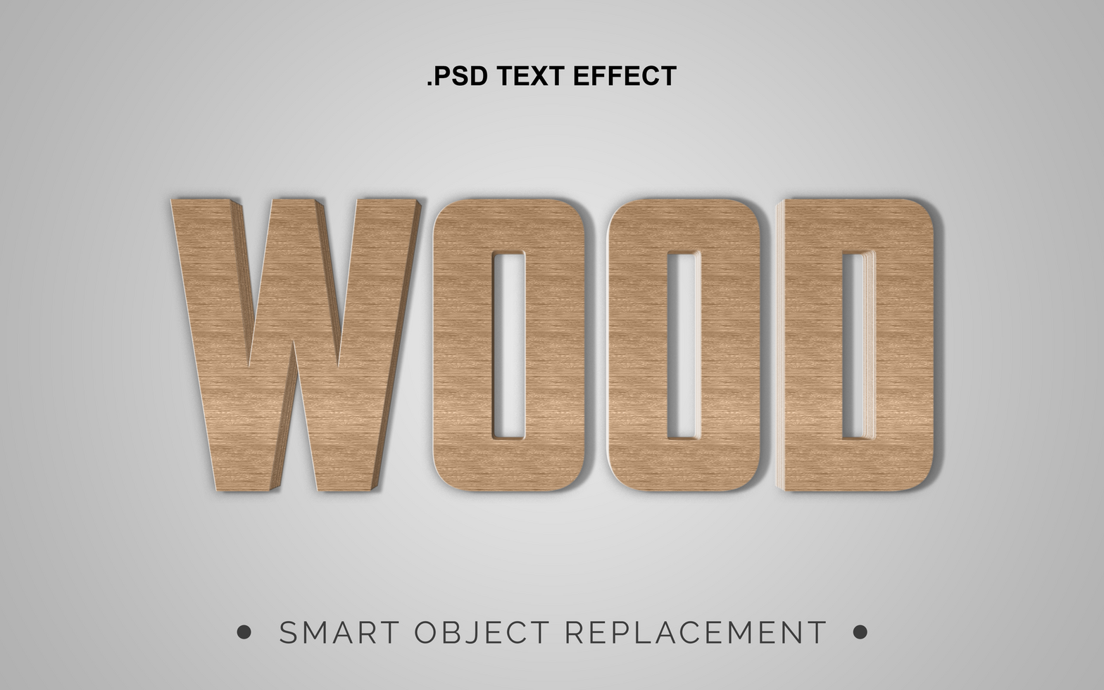 PSD 3D Text Effect