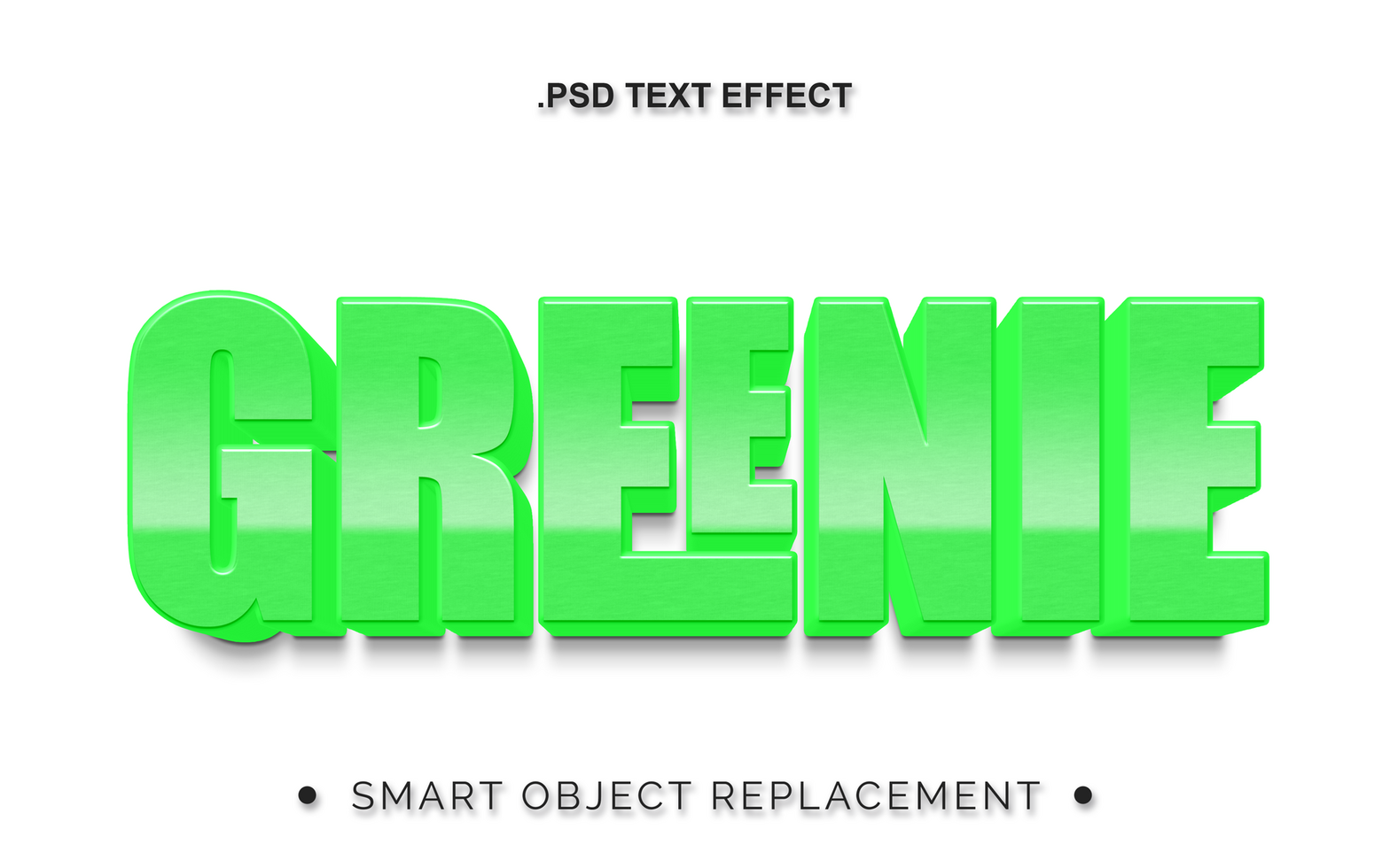 3D Bold Realistic Texturized PSD Text Effect