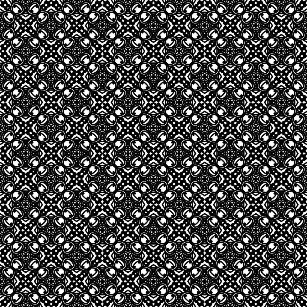 Black and white seamless abstract pattern. Background and backdrop. Grayscale ornamental design. vector