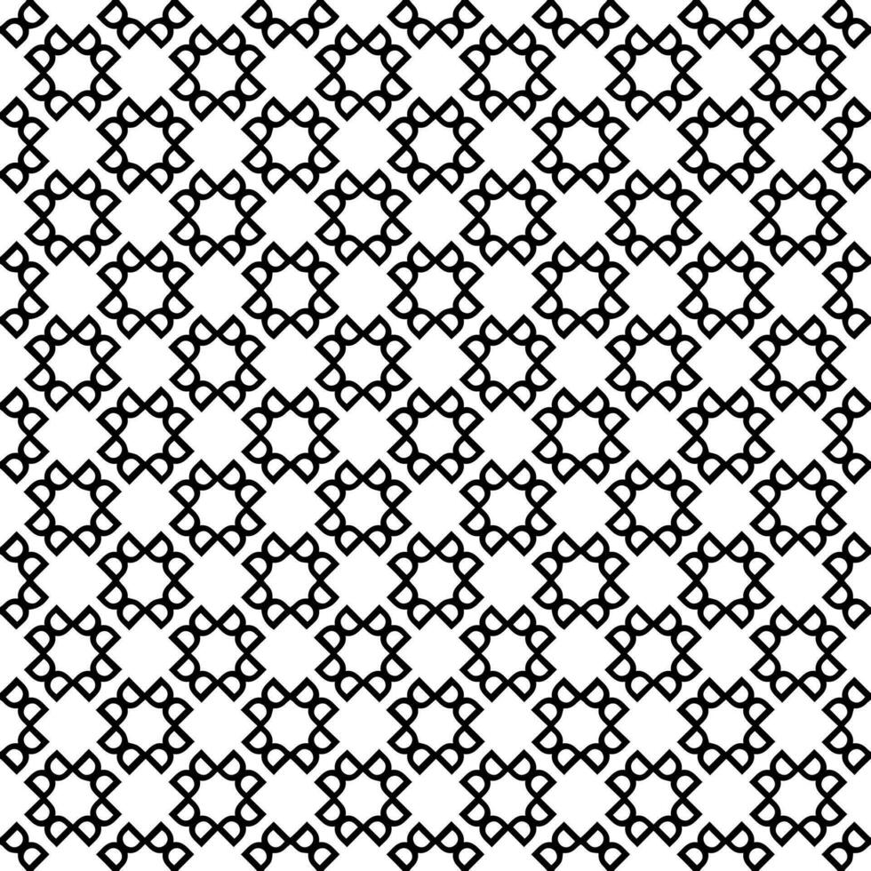 Black and white seamless abstract pattern. Background and backdrop. Grayscale ornamental design. vector