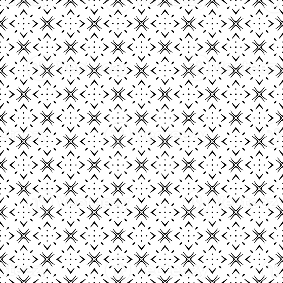 Black seamless abstract pattern. Overlay for background and backdrop. Ornamental design. PNG graphic illustration with transparent background.