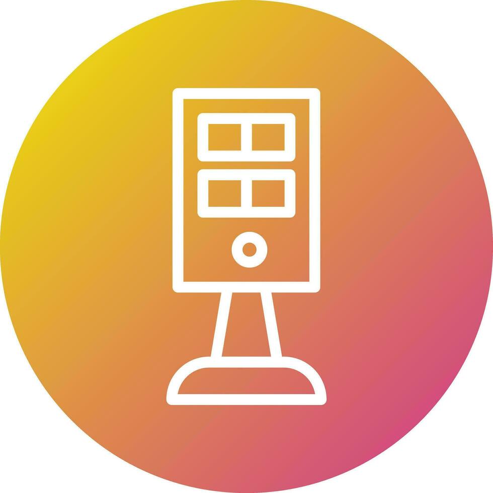 Kiosk Vector Icon Design Illustration