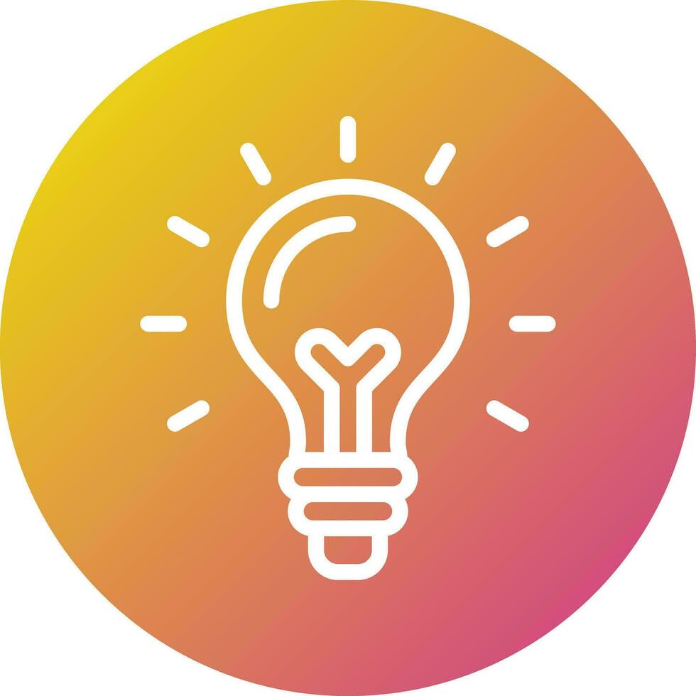 Light bulb Vector Icon Design Illustration