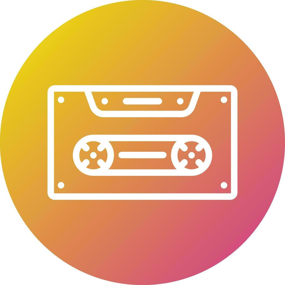 Cassette Vector Icon Design Illustration