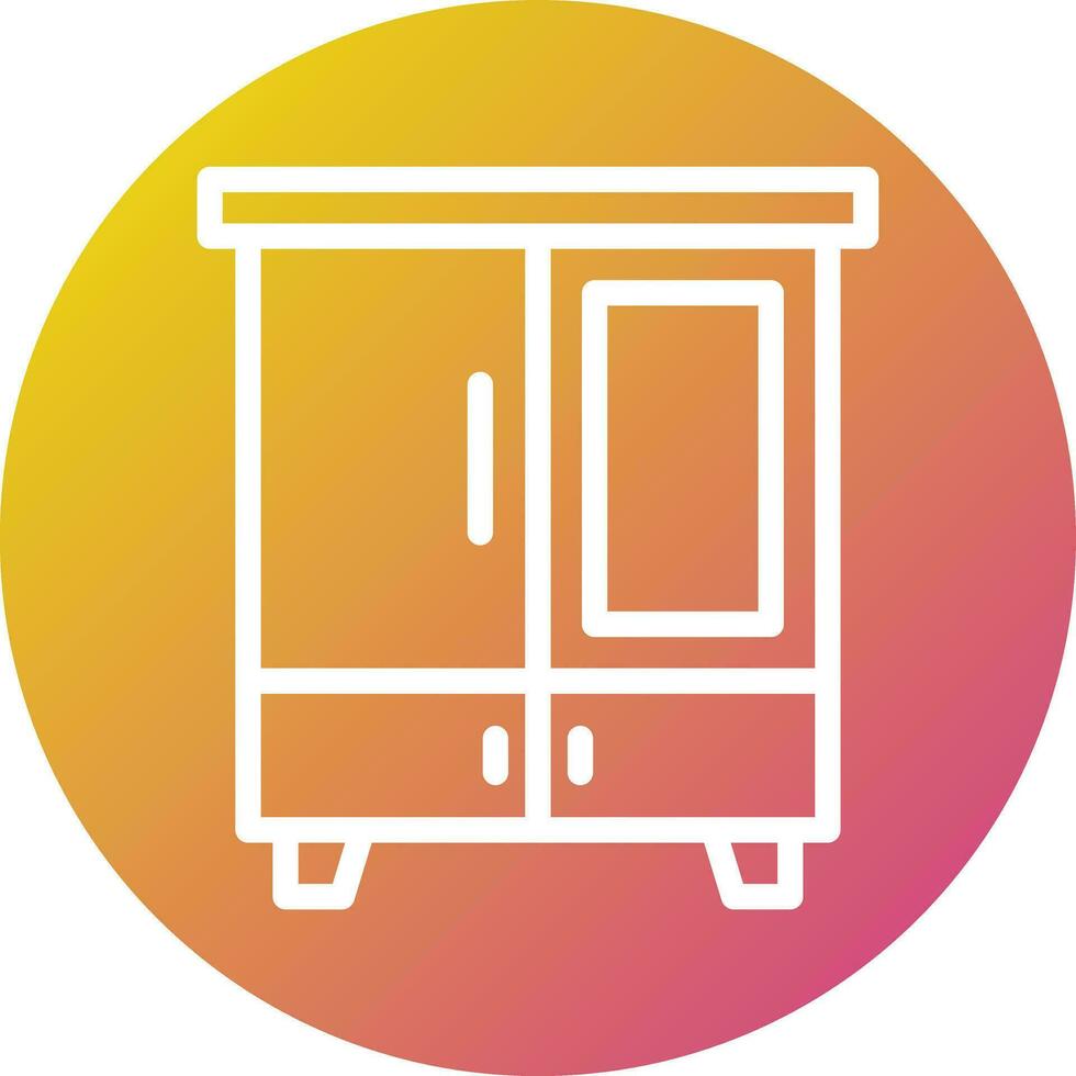 Wardrobe Vector Icon Design Illustration