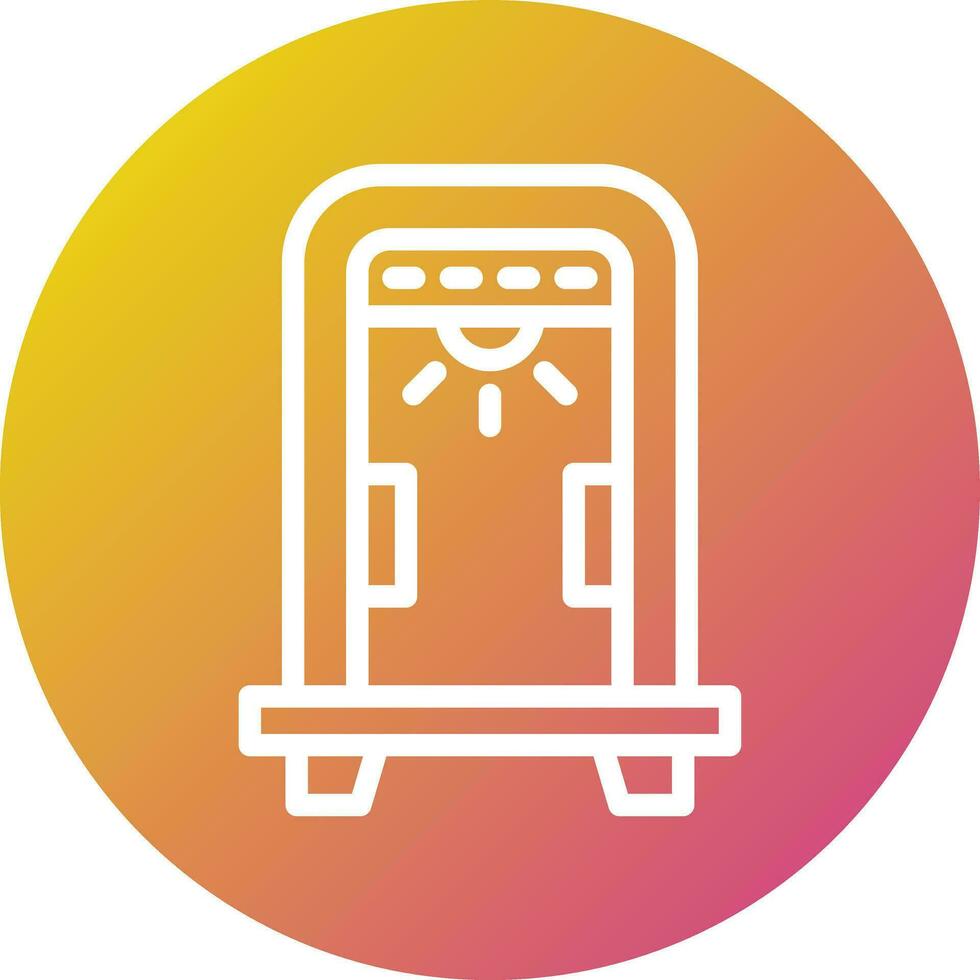 Metal Detector Vector Icon Design Illustration