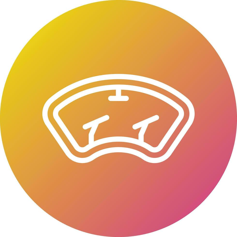 Windscreen Vector Icon Design Illustration