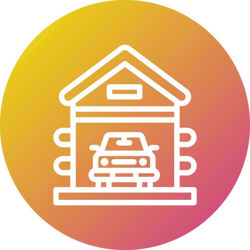 Garage Vector Icon Design Illustration