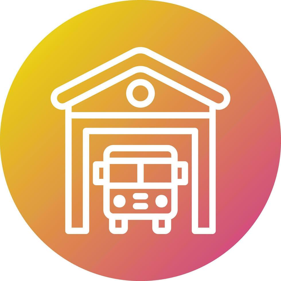 Shed Vector Icon Design Illustration