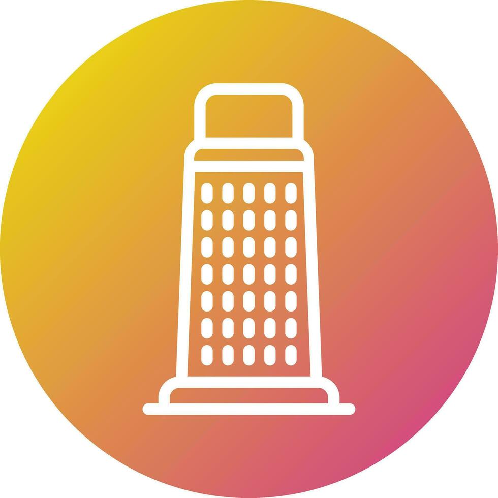 Cheese Grater Vector Icon Design Illustration