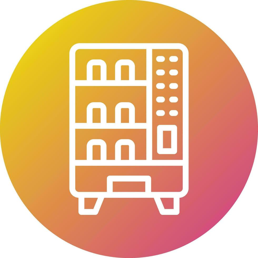 Vending Machine Vector Icon Design Illustration