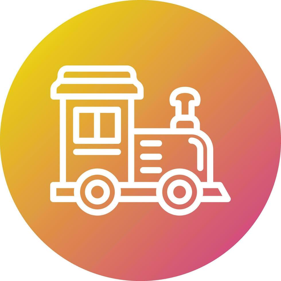 Train toy Vector Icon Design Illustration