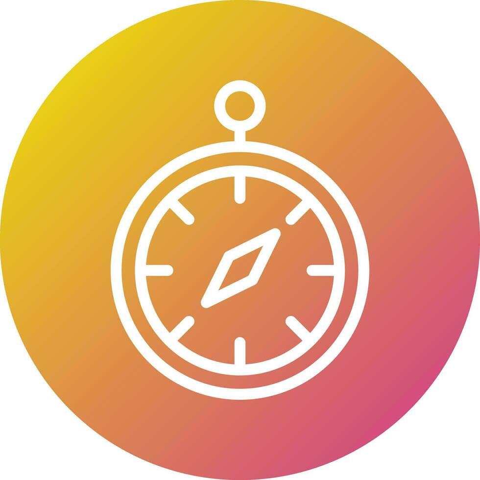 Chronometer Vector Icon Design Illustration