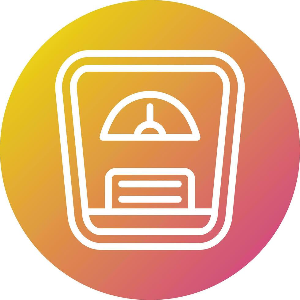 Weight Vector Icon Design Illustration