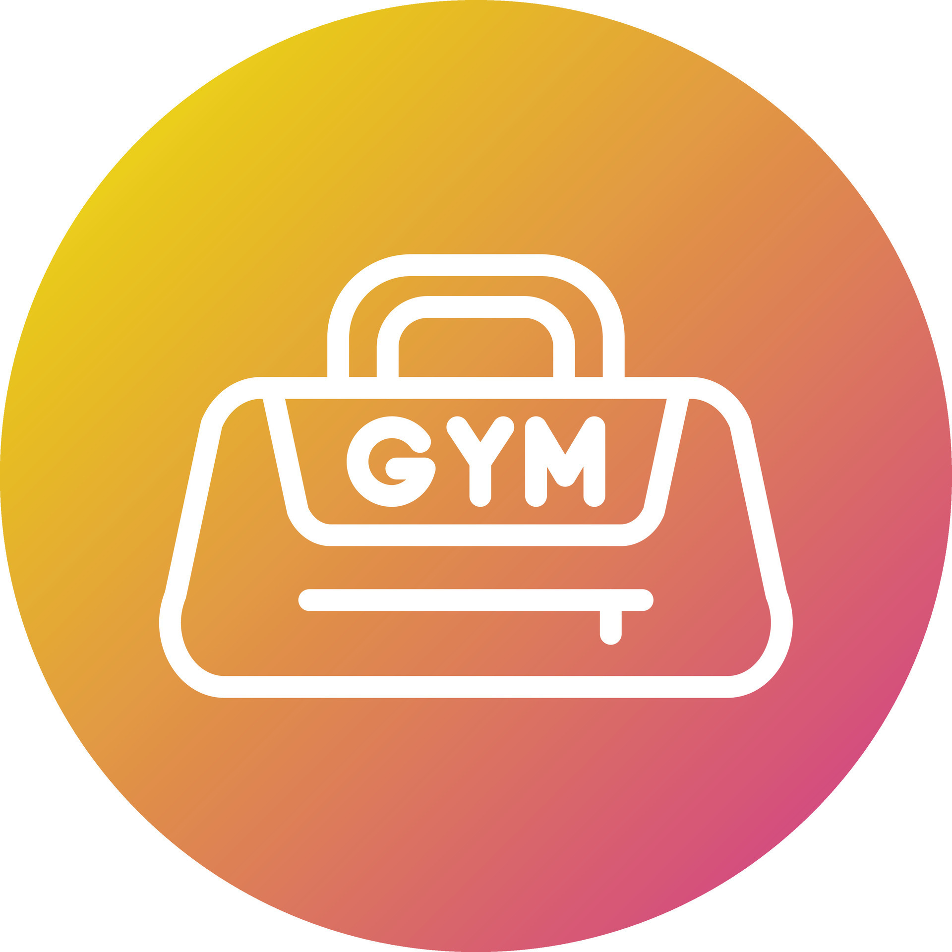 Gym Bag Vector Icon Design Illustration 33866017 Vector Art at Vecteezy