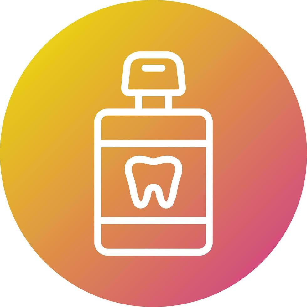 Mouthwash Vector Icon Design Illustration