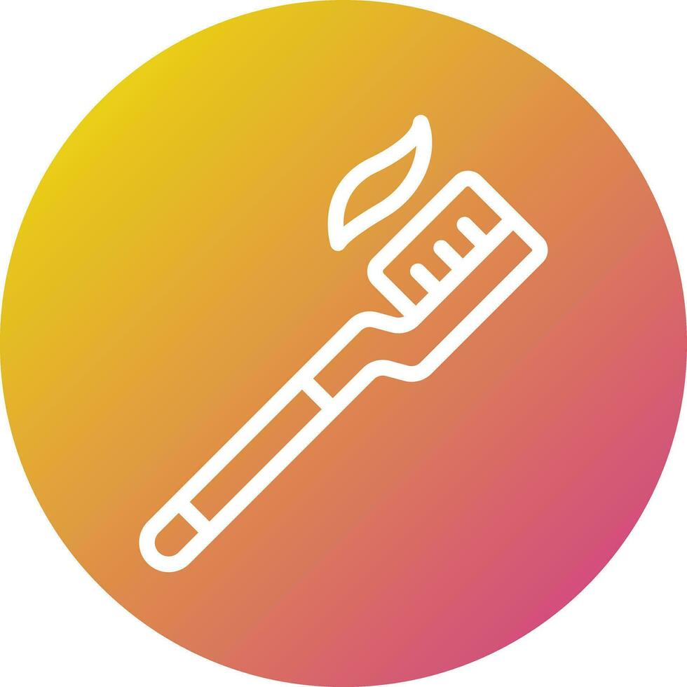 Toothbrush Vector Icon Design Illustration