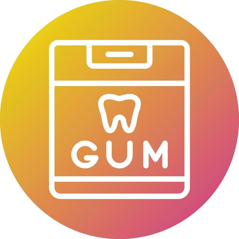 Chewing Gum Vector Icon Design Illustration