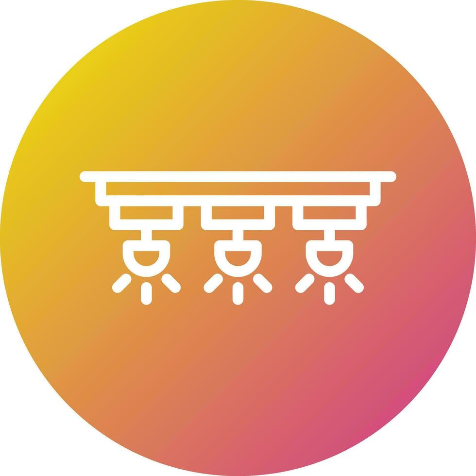 Spotlights Vector Icon Design Illustration