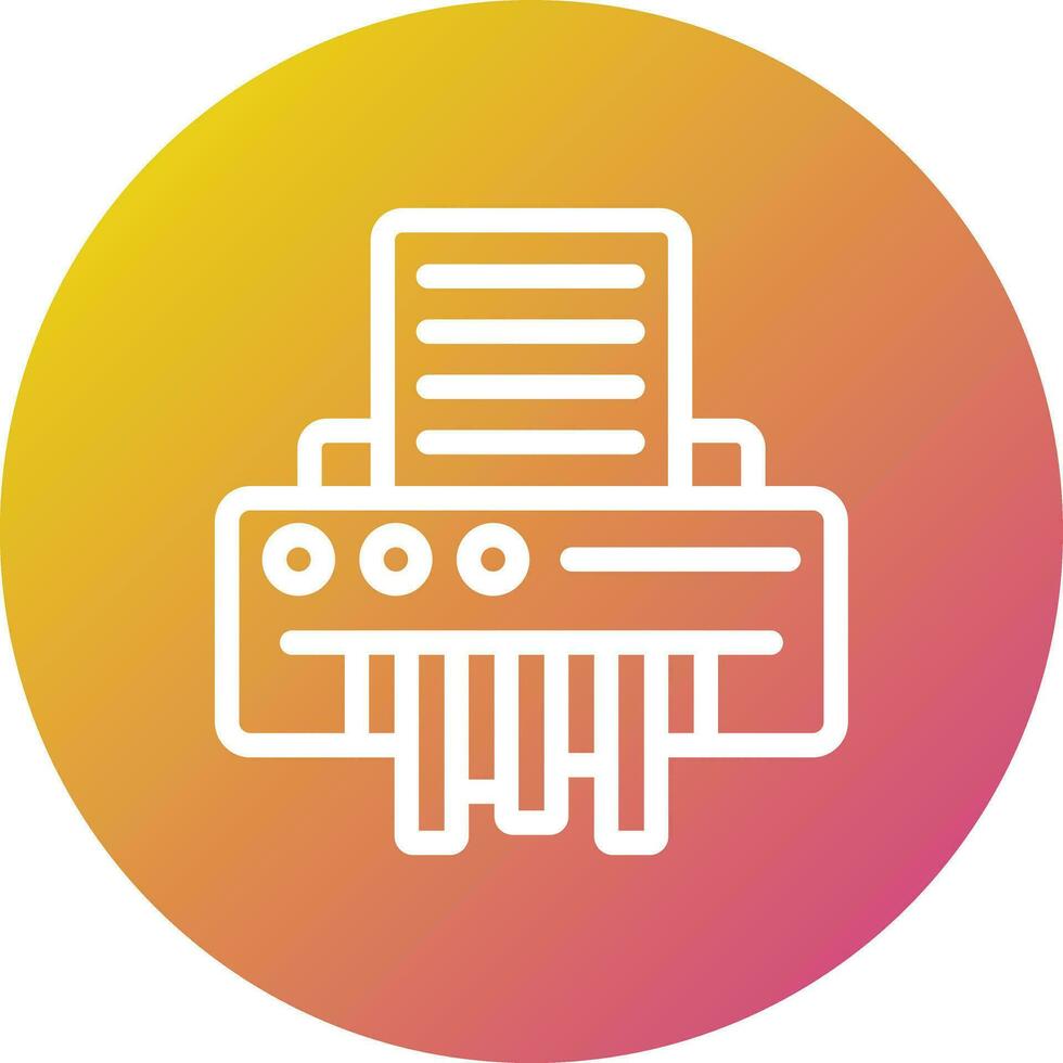 Shredder Vector Icon Design Illustration