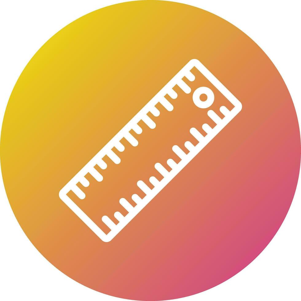 Ruler Vector Icon Design Illustration