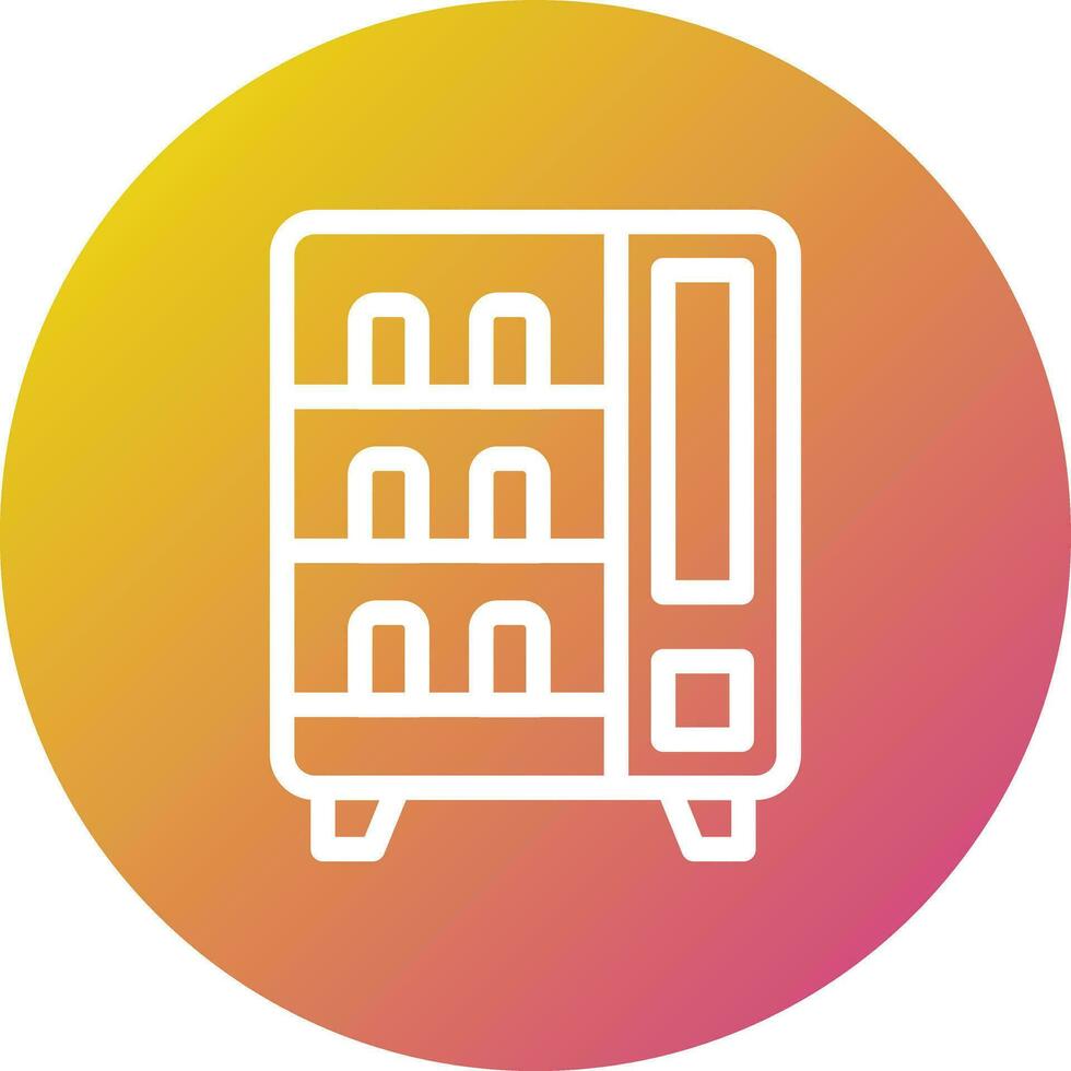 Vending Machine Vector Icon Design Illustration