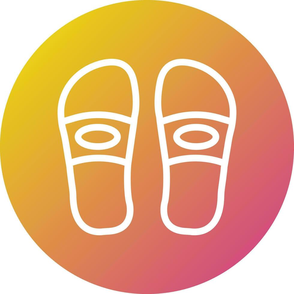 Slippers Vector Icon Design Illustration