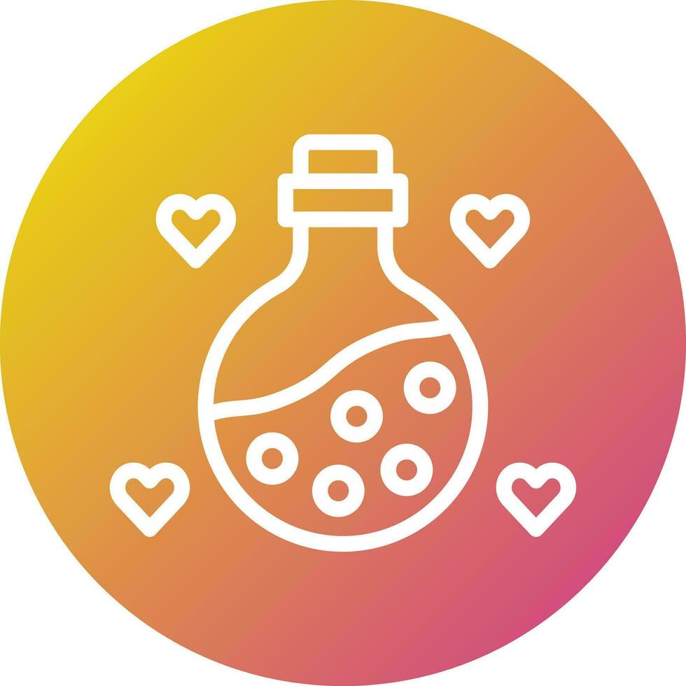 Love Potion Vector Icon Design Illustration