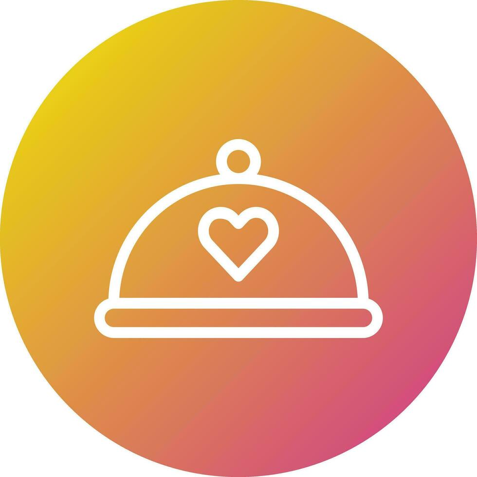 Romantic Dinner Vector Icon Design Illustration