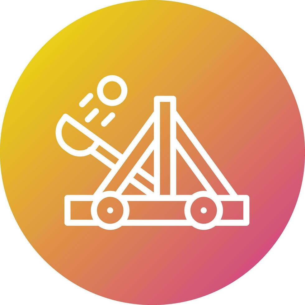 Catapult Vector Icon Design Illustration