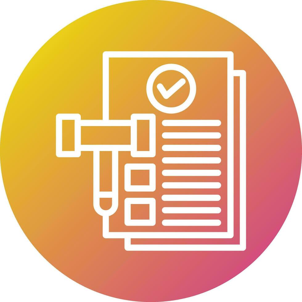 Legal Documents Vector Icon Design Illustration