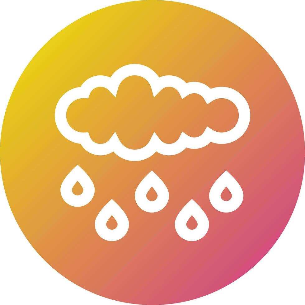Acid Rain Vector Icon Design Illustration