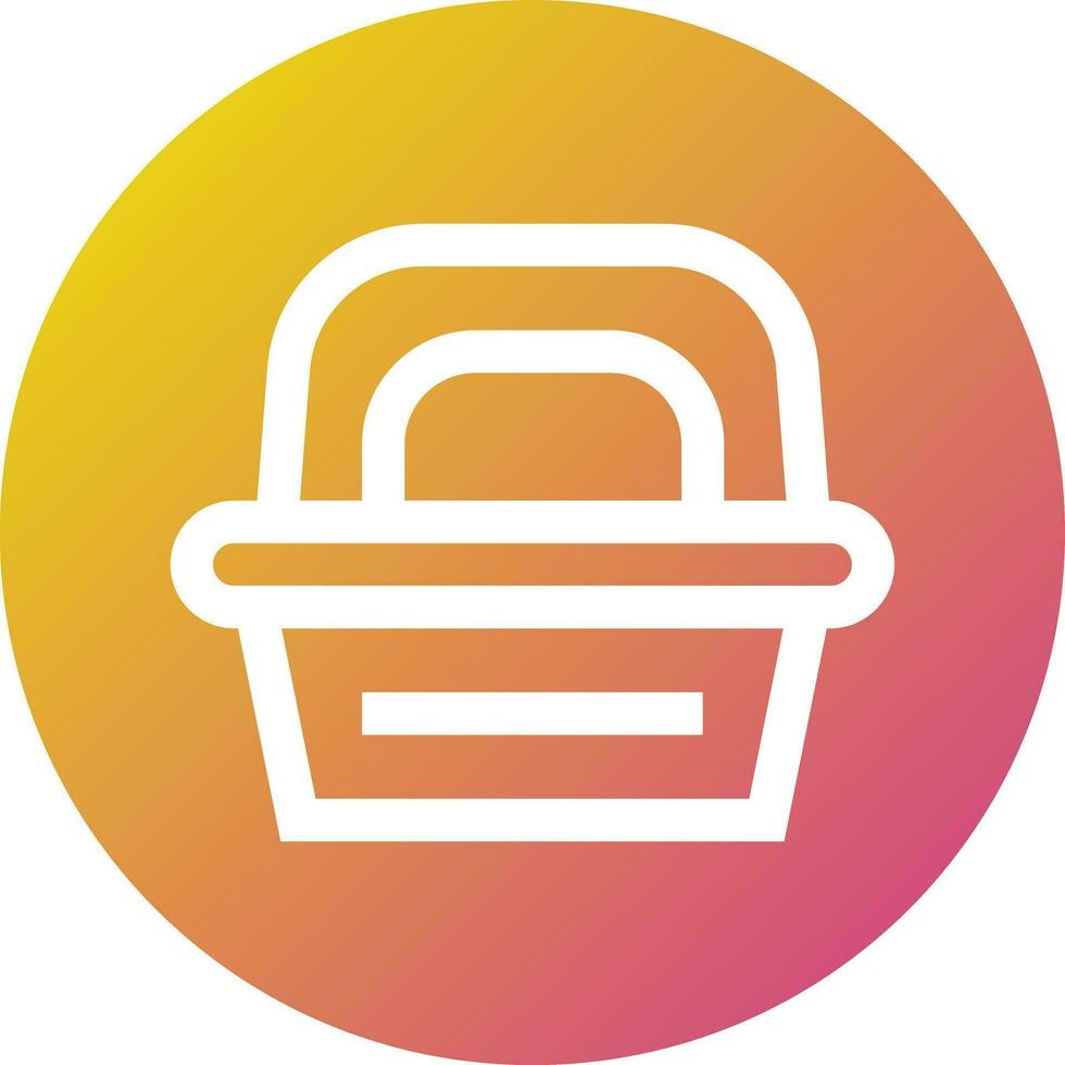 Lunch Box Vector Icon Design Illustration