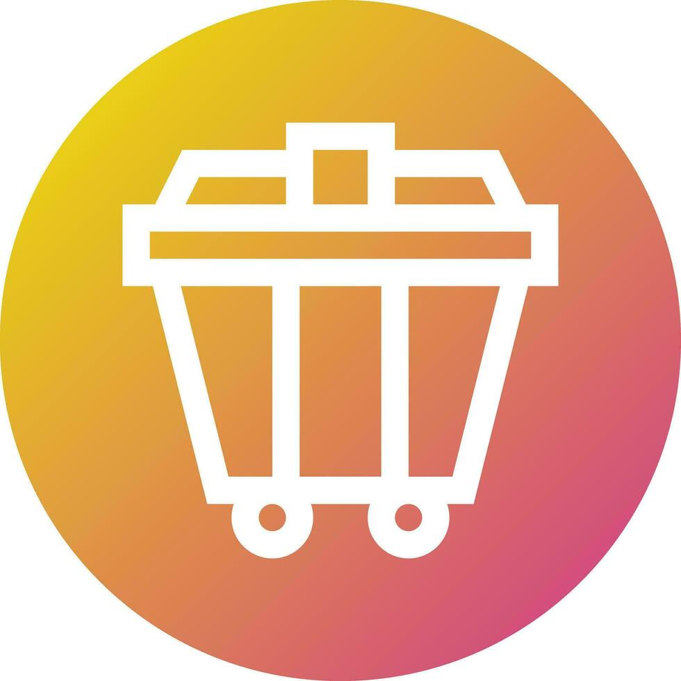 Dumpster Vector Icon Design Illustration