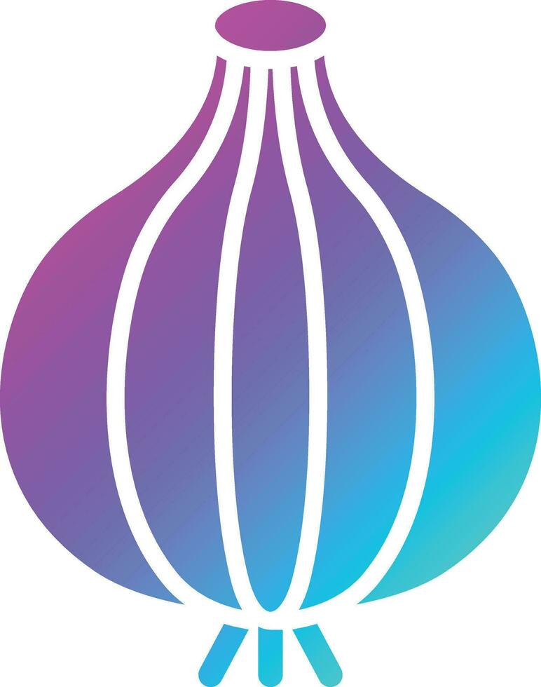 Onion Vector Icon Design Illustration