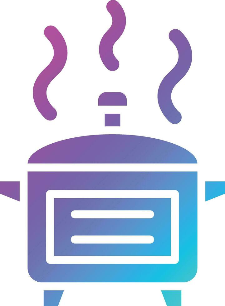 Hot kitchen pot Vector Icon Design Illustration