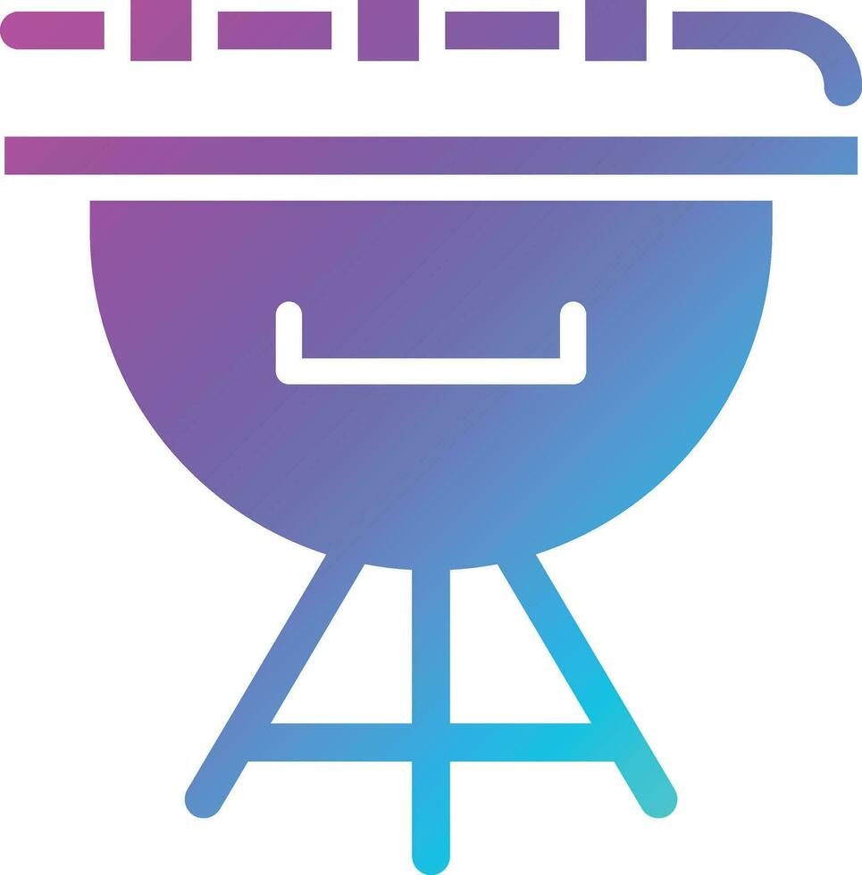 Bbq equipment Vector Icon Design Illustration