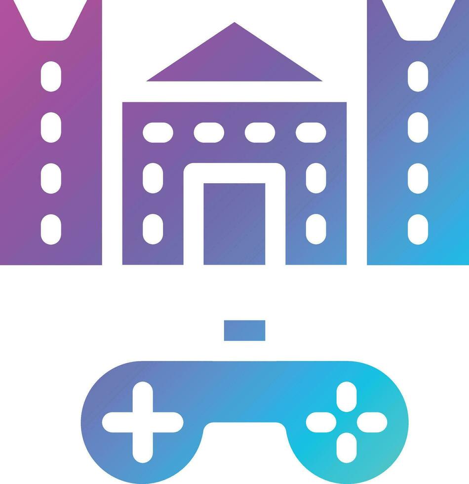 Castle Vector Icon Design Illustration