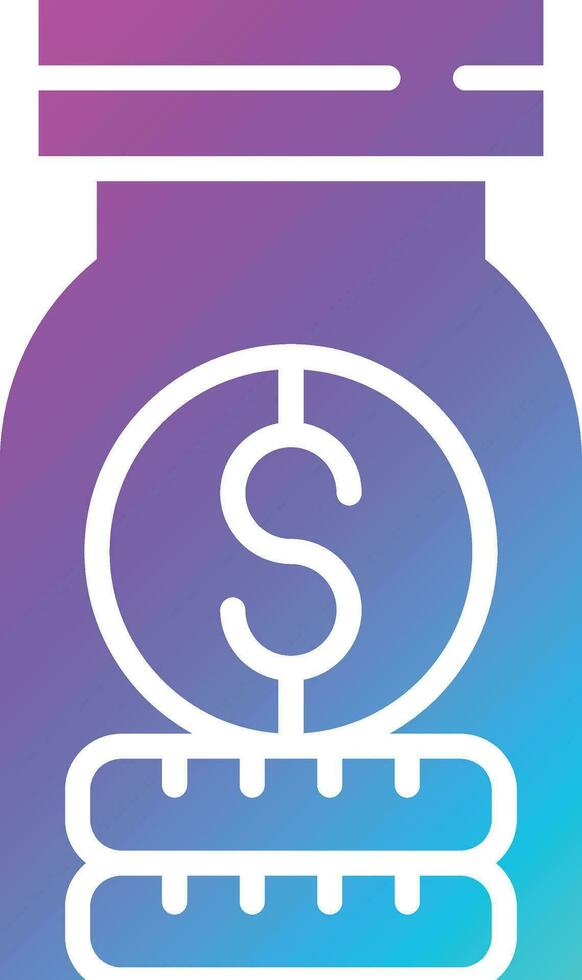 Money jar Vector Icon Design Illustration