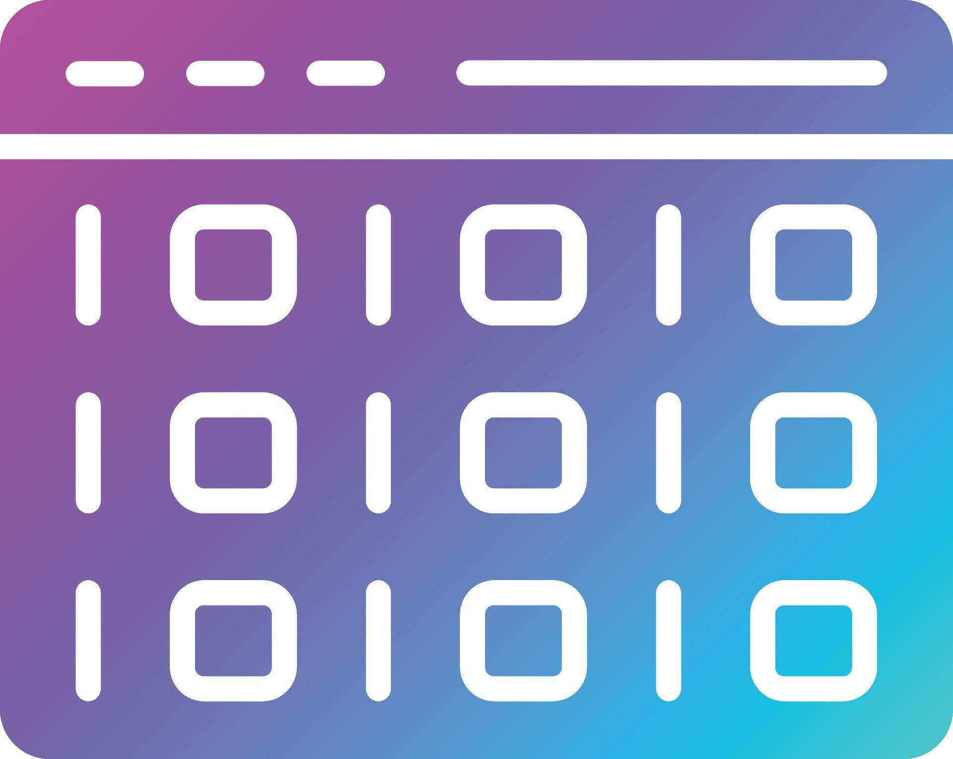 Binary Code Vector Icon Design Illustration 33867043 Vector Art at Vecteezy