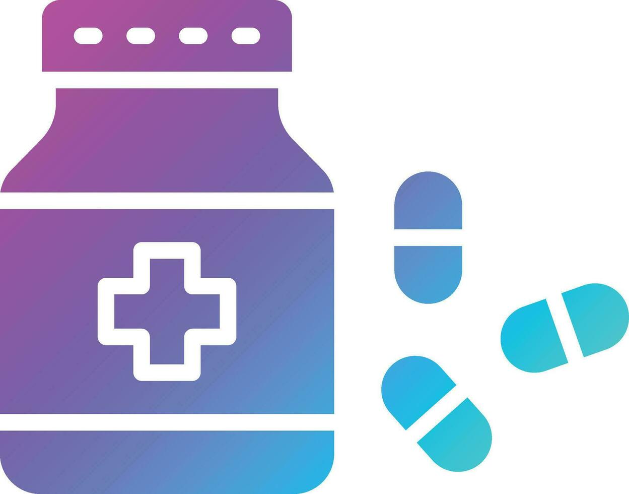 Pills Vector Icon Design Illustration